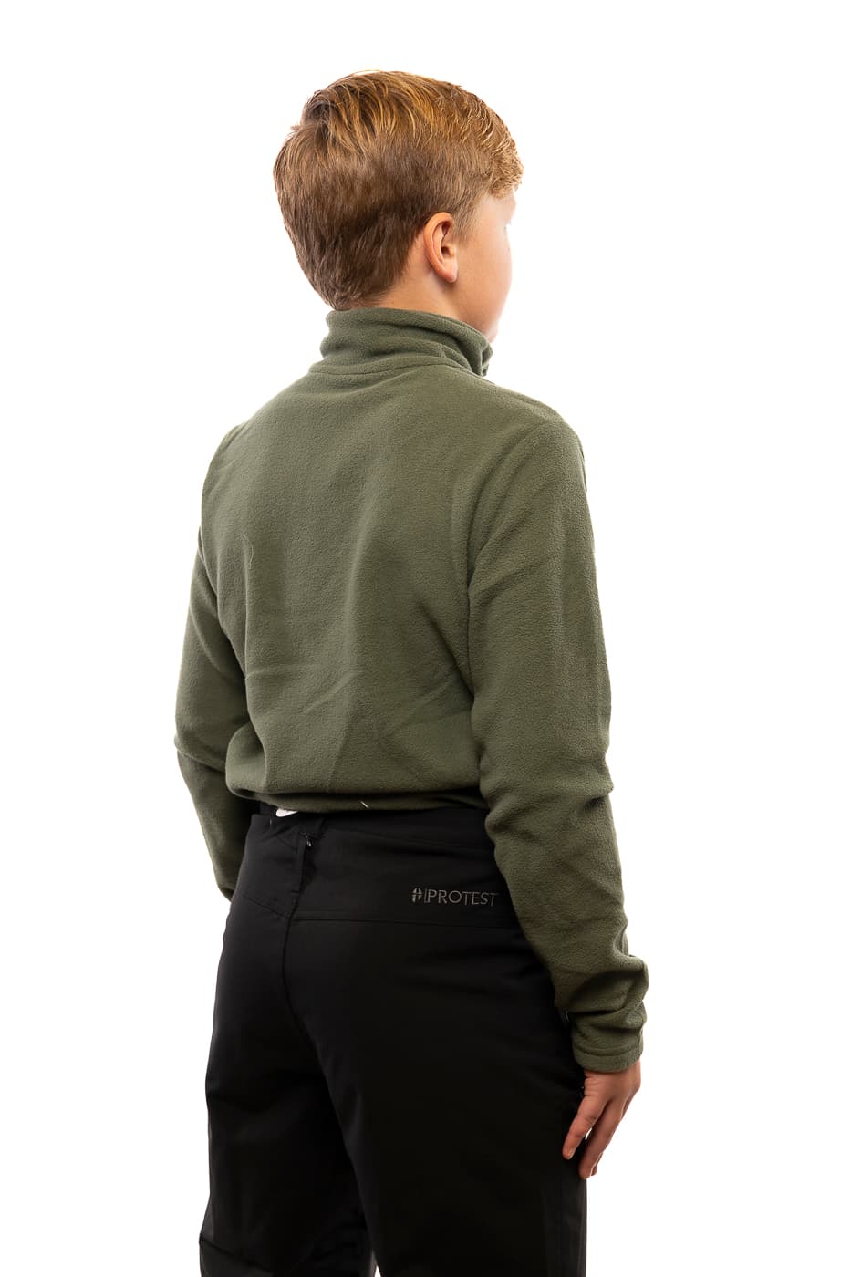 Protest Perfecty Jr 1/4 Zip Top Skipully Junior Groen 176 thumbnail 3