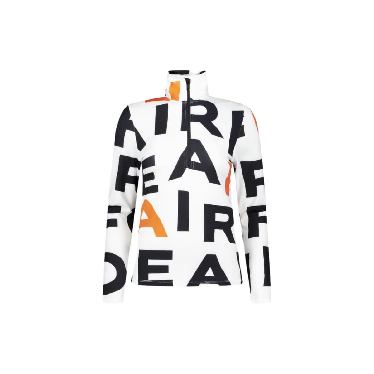 Airforce Squaw Vally Wording Ski Pully Dames Wit L/40