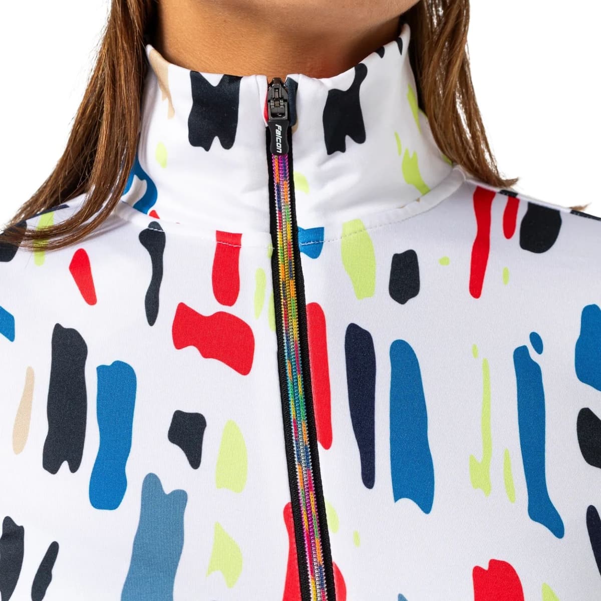 Falcon Oriane Ski Pully Dames Wit 2xl/44 thumbnail 2