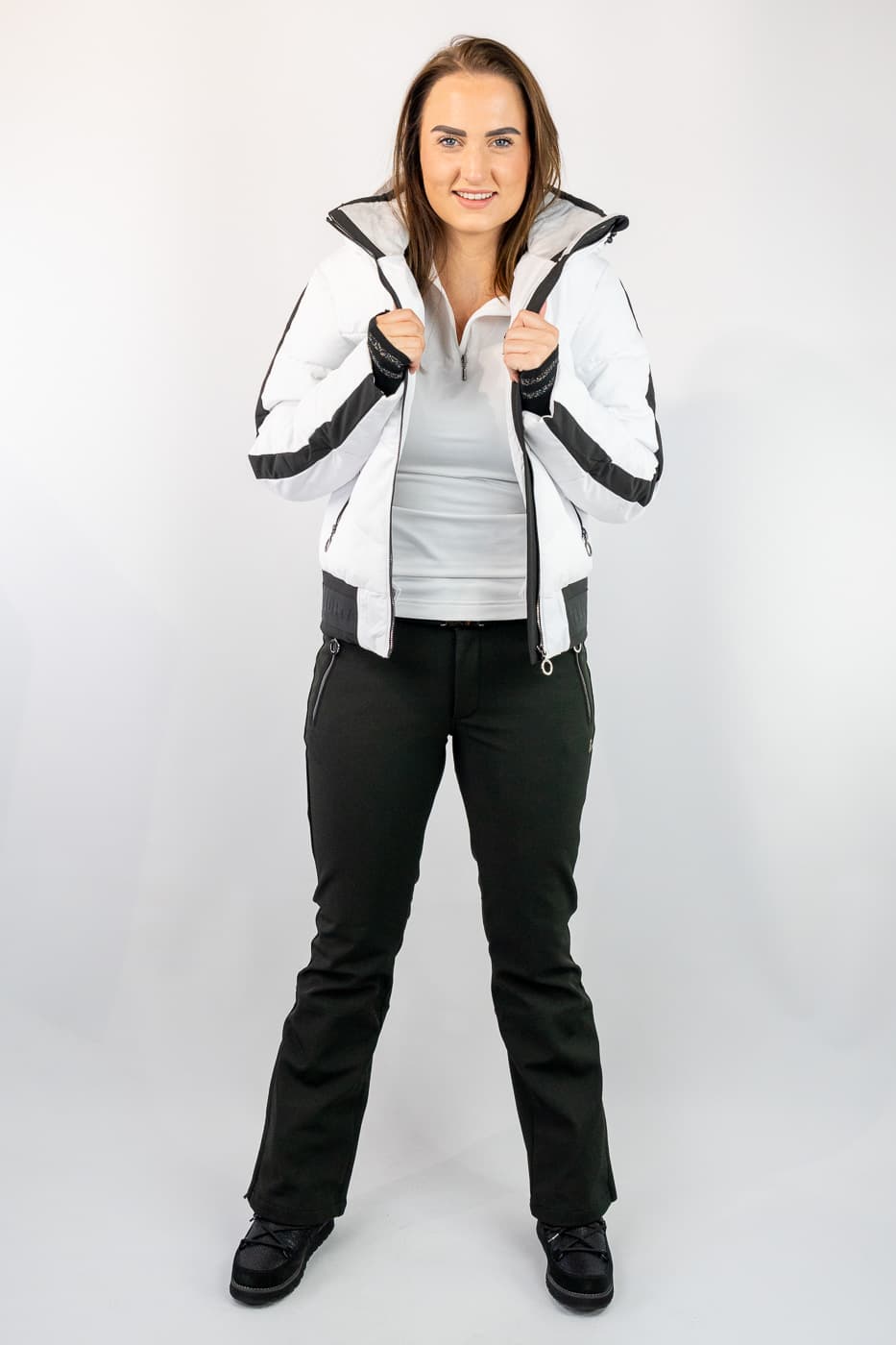 Luhta Hailuoto Ski Pully Dames Wit L/40 thumbnail 3