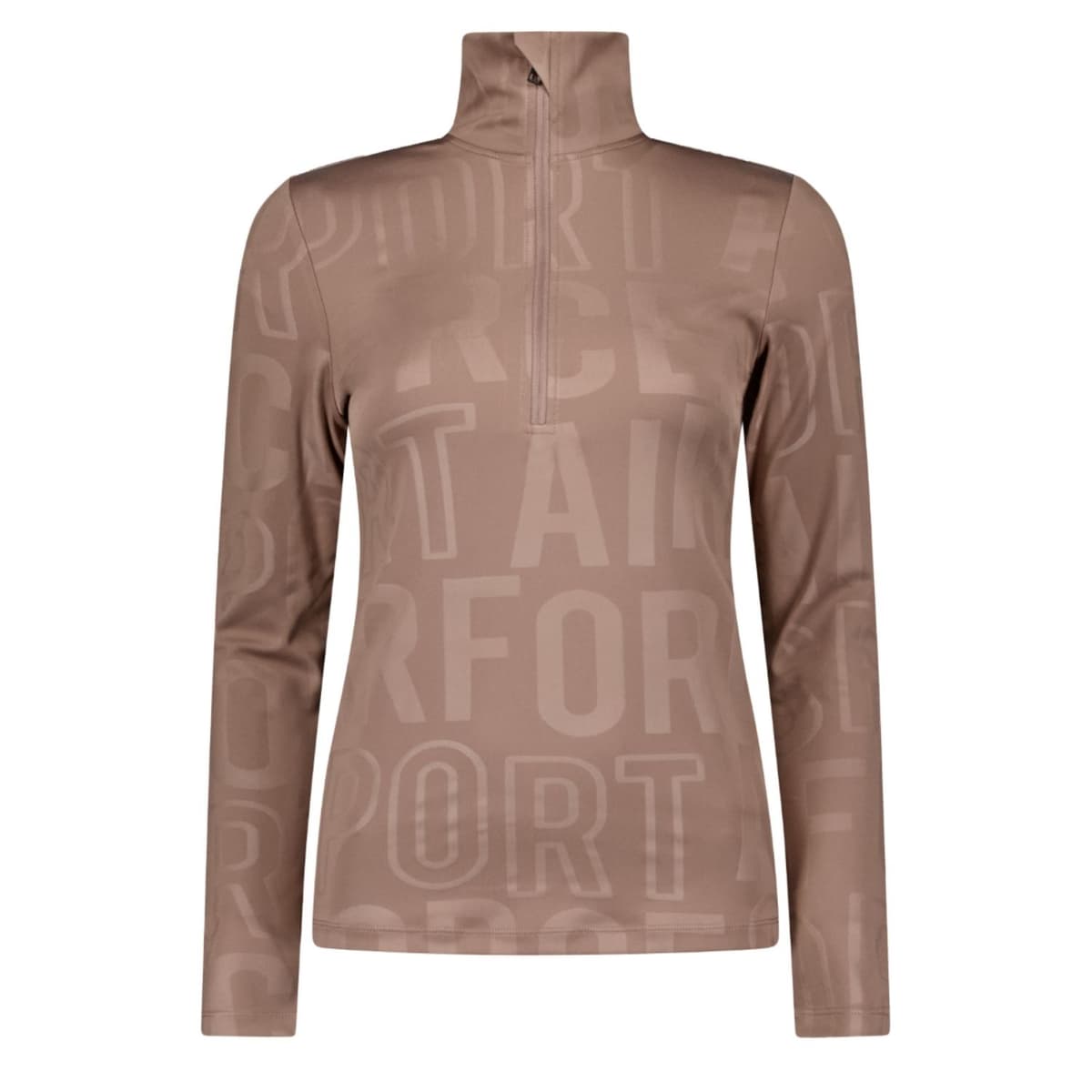 Airforce Squaw Vally Ski Pully Dames Taupe Dessin Xs/34