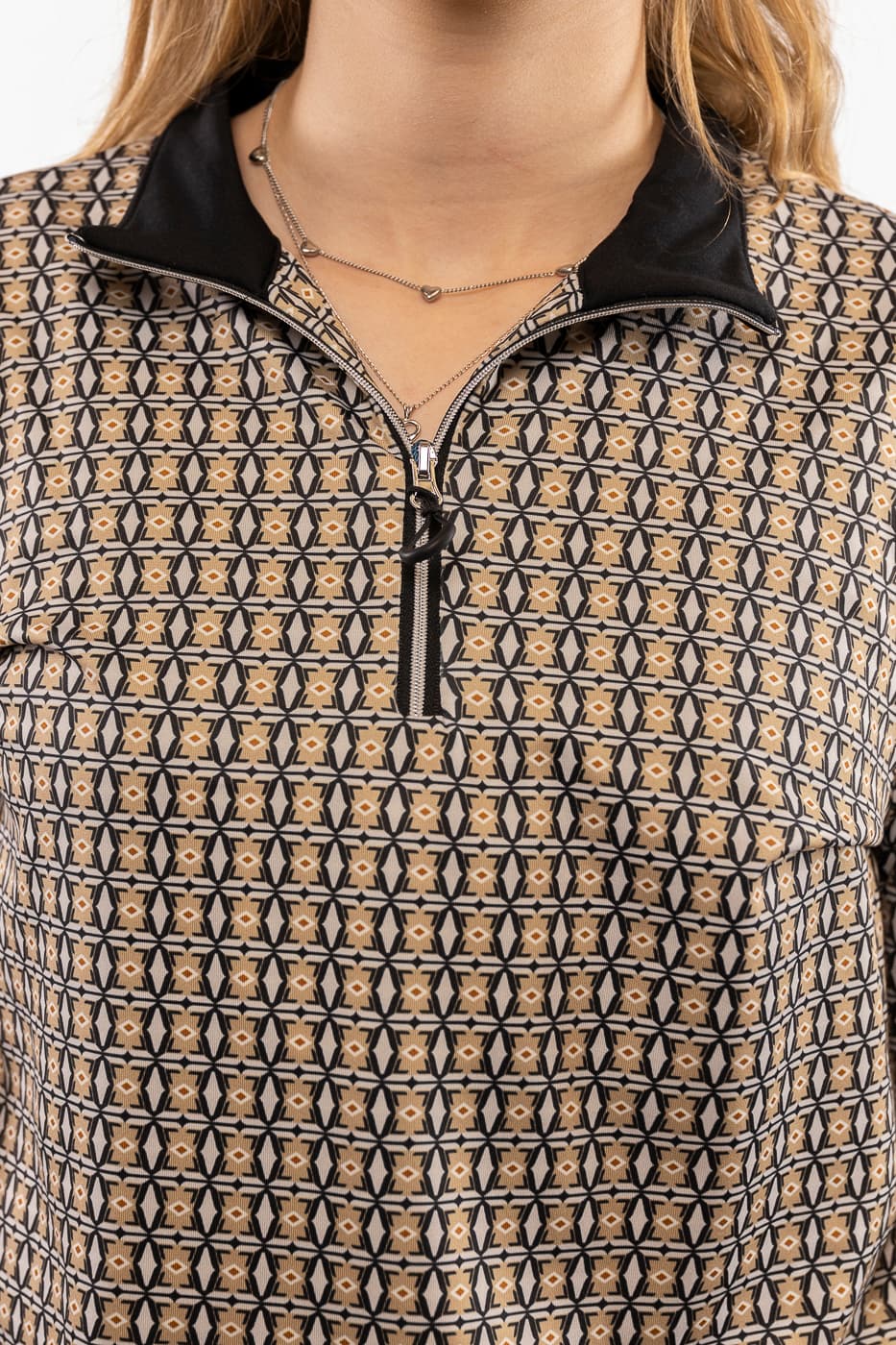 Luhta Jamali Ski Pully Dames Bruin Dessin M/38 thumbnail 2