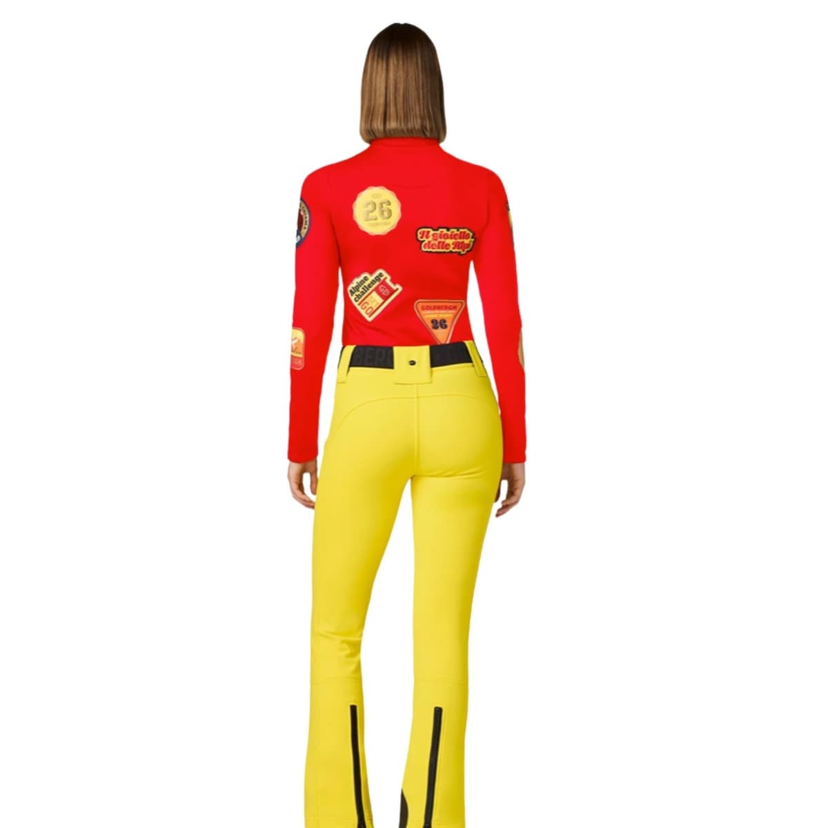 Goldbergh Triumph Ski Pully Dames Rood M/38 thumbnail 2