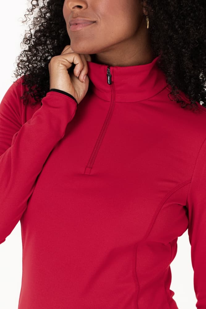 Falcon 2e Halve Prijs Flashlight Ski Pully Dames Rood Xl/42 thumbnail 3