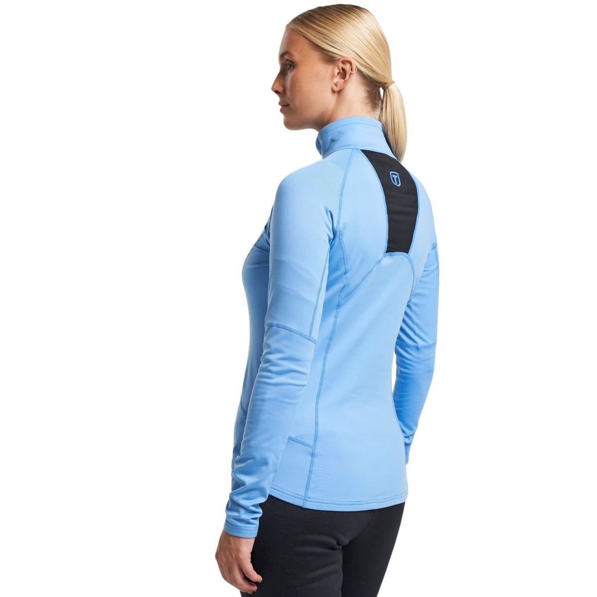 Tenson Txlite Half Zip Ski Pully Dames Blauw L/40 thumbnail 4