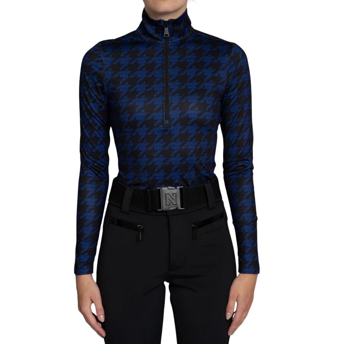 Nikkie Sportswear Geo Logo Ski Pully Dames Blauw Xl/42 thumbnail 2