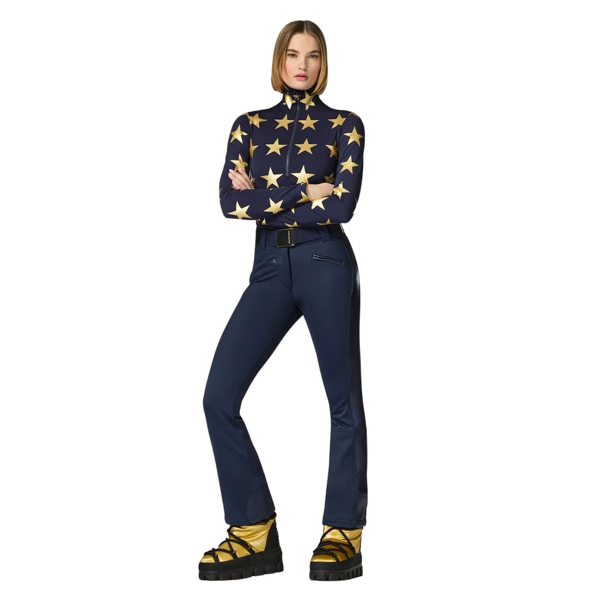 Goldbergh Luniara Ski Pully Dames Donkerblauw M/38 thumbnail 2