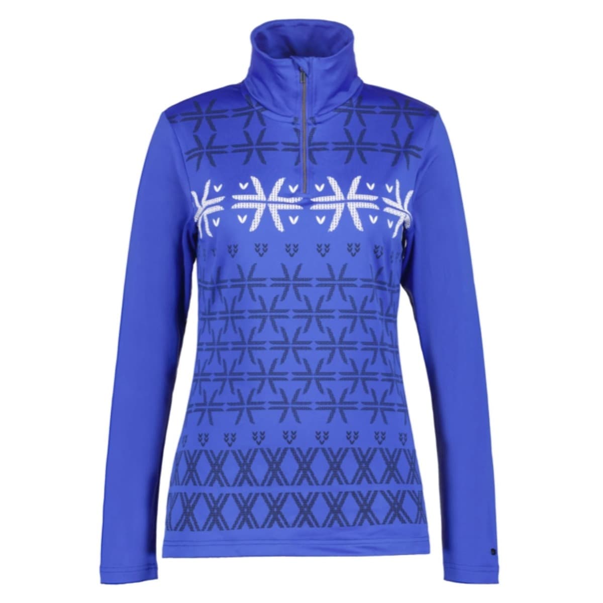 Luhta Ahjola Ski Pully Dames Blauw Dessin M/38