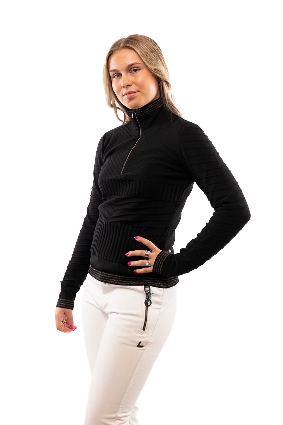 Luhta Halso Ski Pully Dames Zwart L/40 thumbnail 3