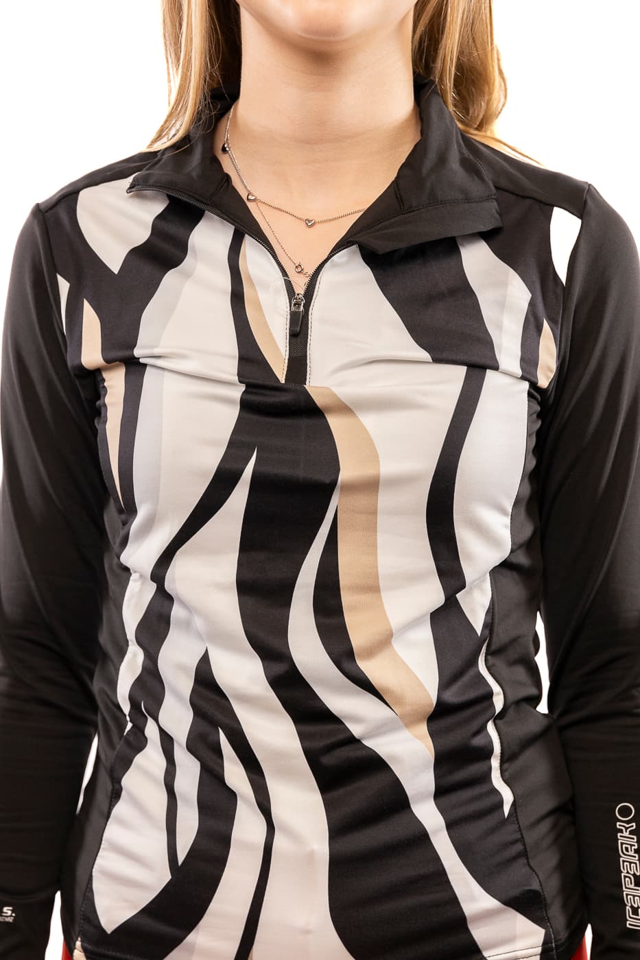 Ice Peak Fenton Ski Pully Dames Zwart Xl/42 thumbnail 2