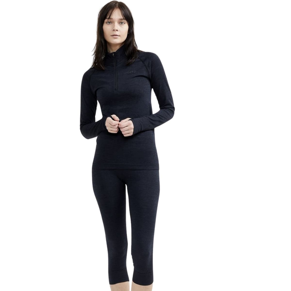 Craft Dry Active Comfort Ski Pully Dames Zwart L/40 thumbnail 2