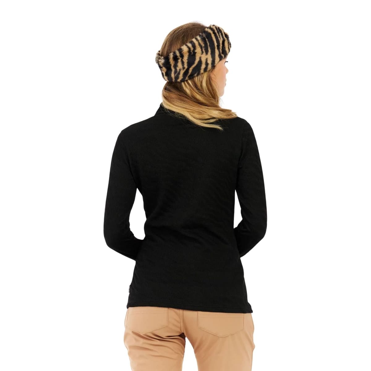 Protest Prtshirley 1/4 Zip Ski Pully Dames Zwart L/40 thumbnail 2