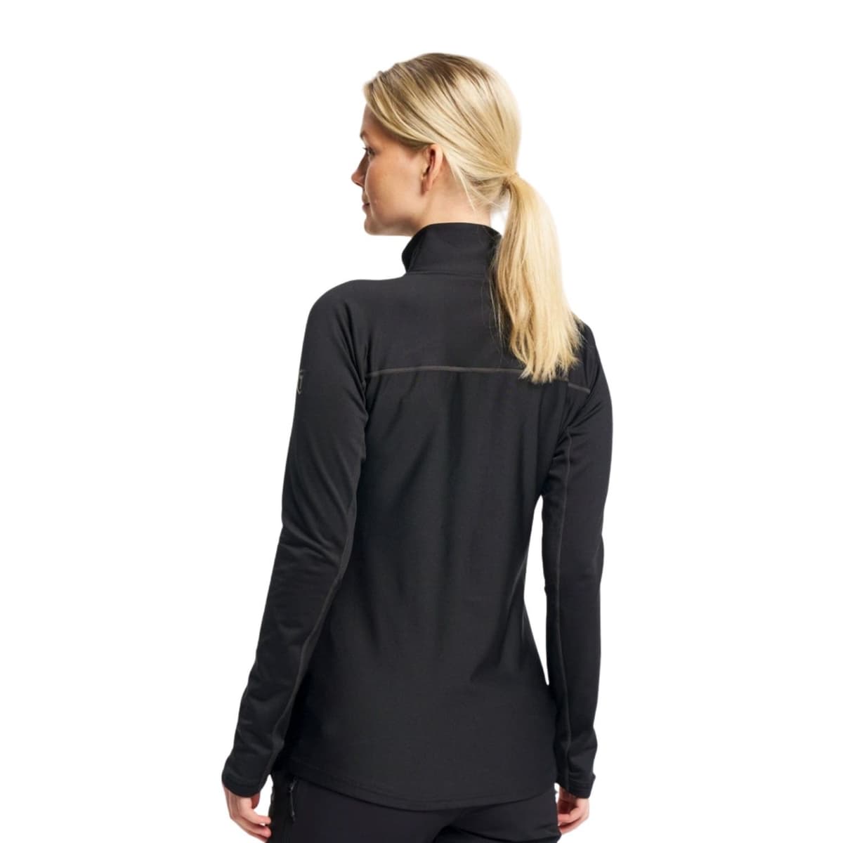Tenson Txlite Base Half Zip Ski Pully Dames Zwart M/38 thumbnail 3