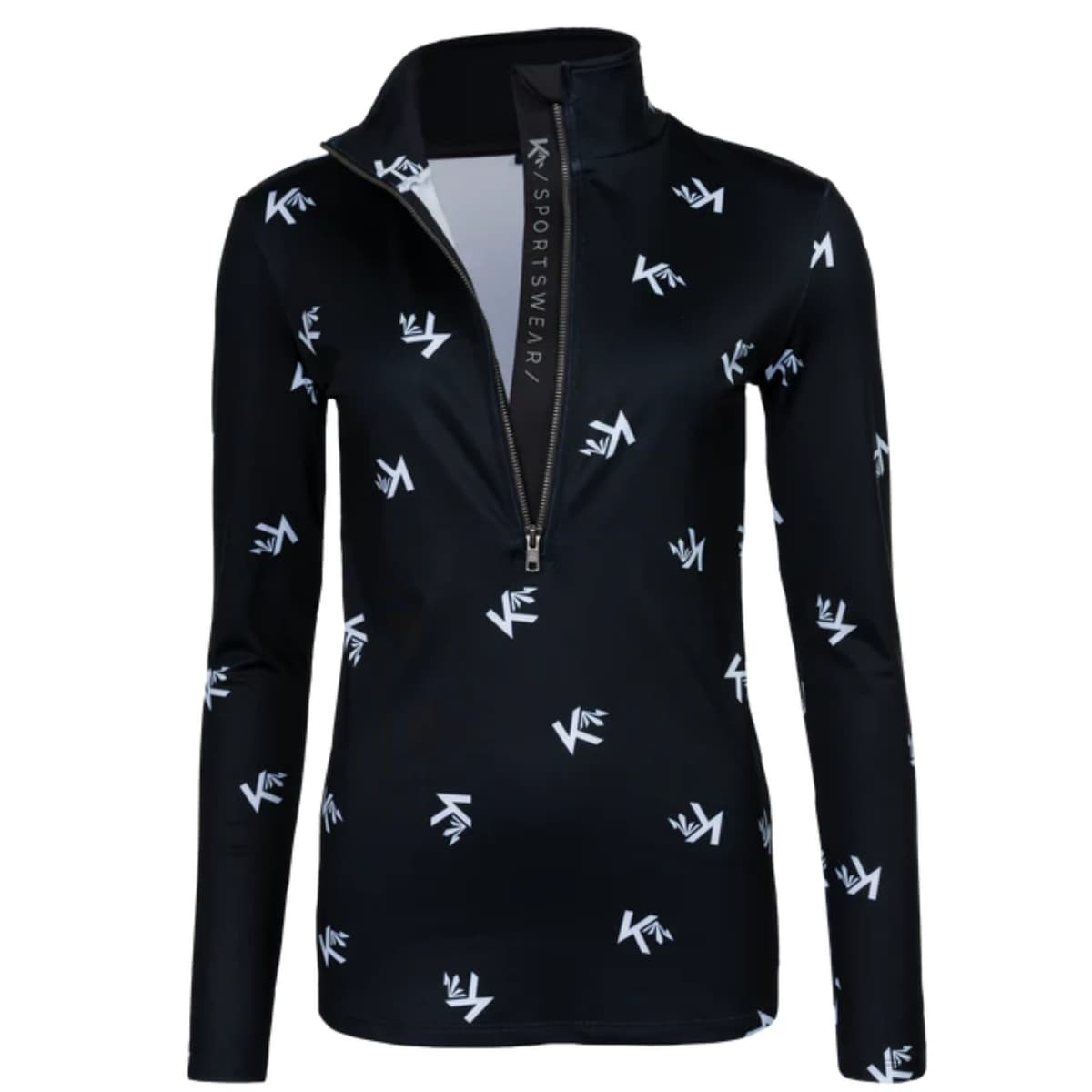 Kou Monogram Ski Pully Dames Zwart M/38 thumbnail 2