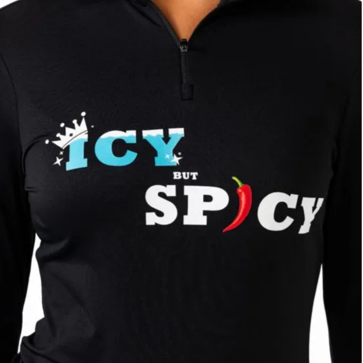 Iceryder Partypully Icy But Spicy Ski Pully Dames Zwart Xl/42 thumbnail 4