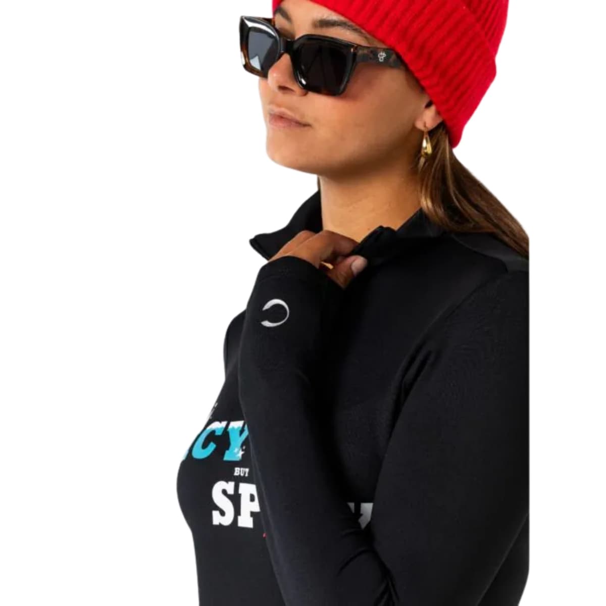 Iceryder Partypully Icy But Spicy Ski Pully Dames Zwart Xl/42 thumbnail 2