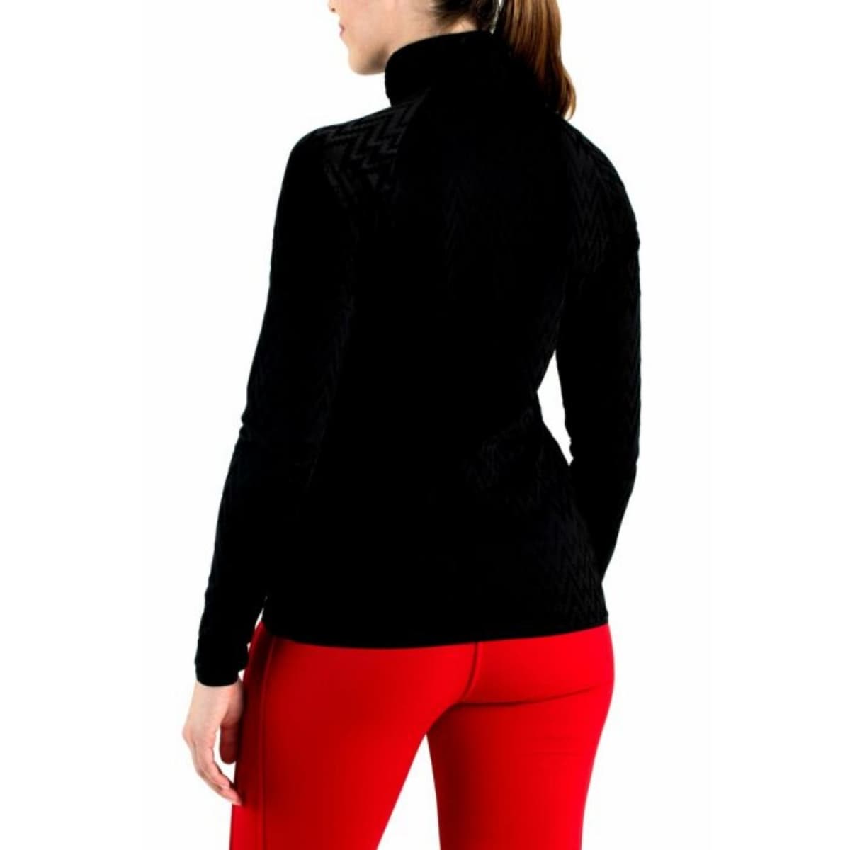 Falcon Clementine Ski Pully Dames Zwart L/40. thumbnail 2