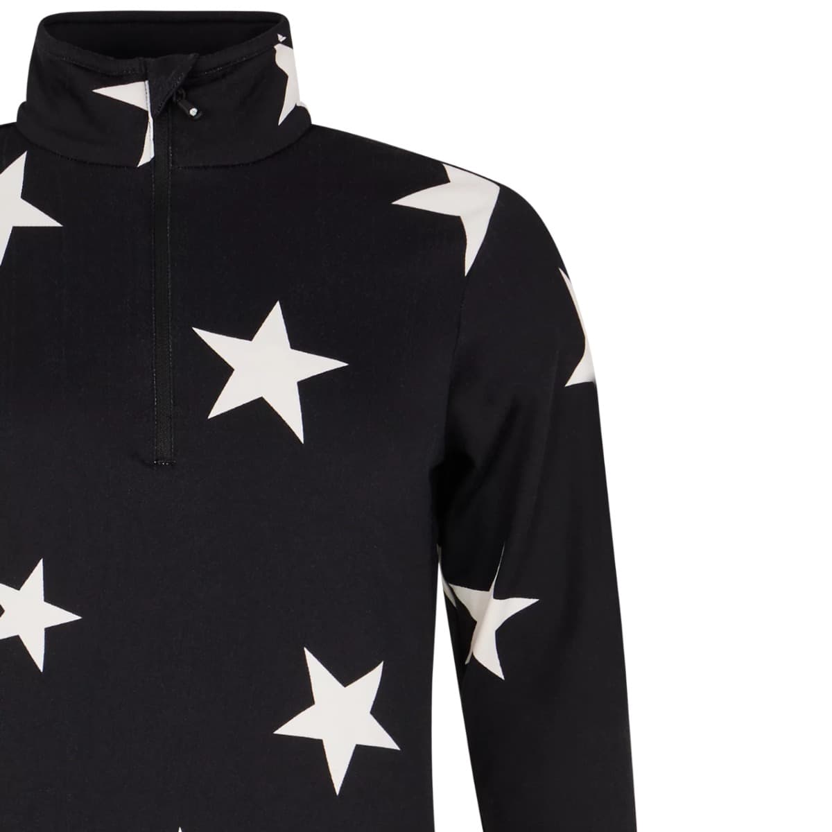 Protest Prtnoon 1/4 Zip Ski Pully Dames Zwart Dessin Xl/42 thumbnail 2