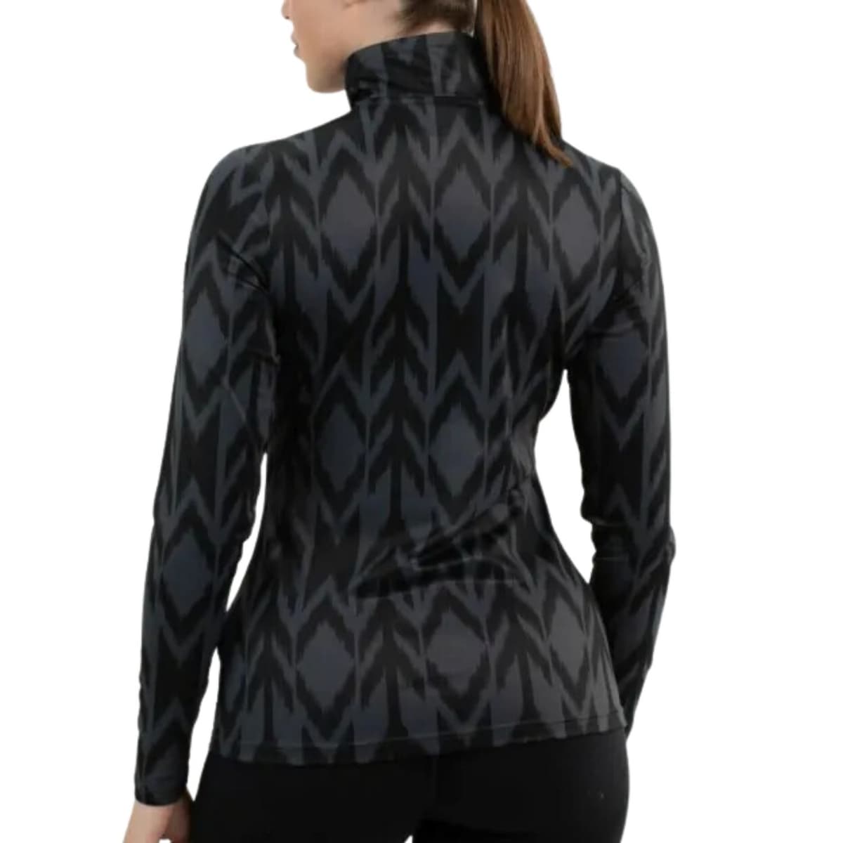 Falcon Pasqualina Ski Pully Dames Zwart Dessin L/40 thumbnail 2