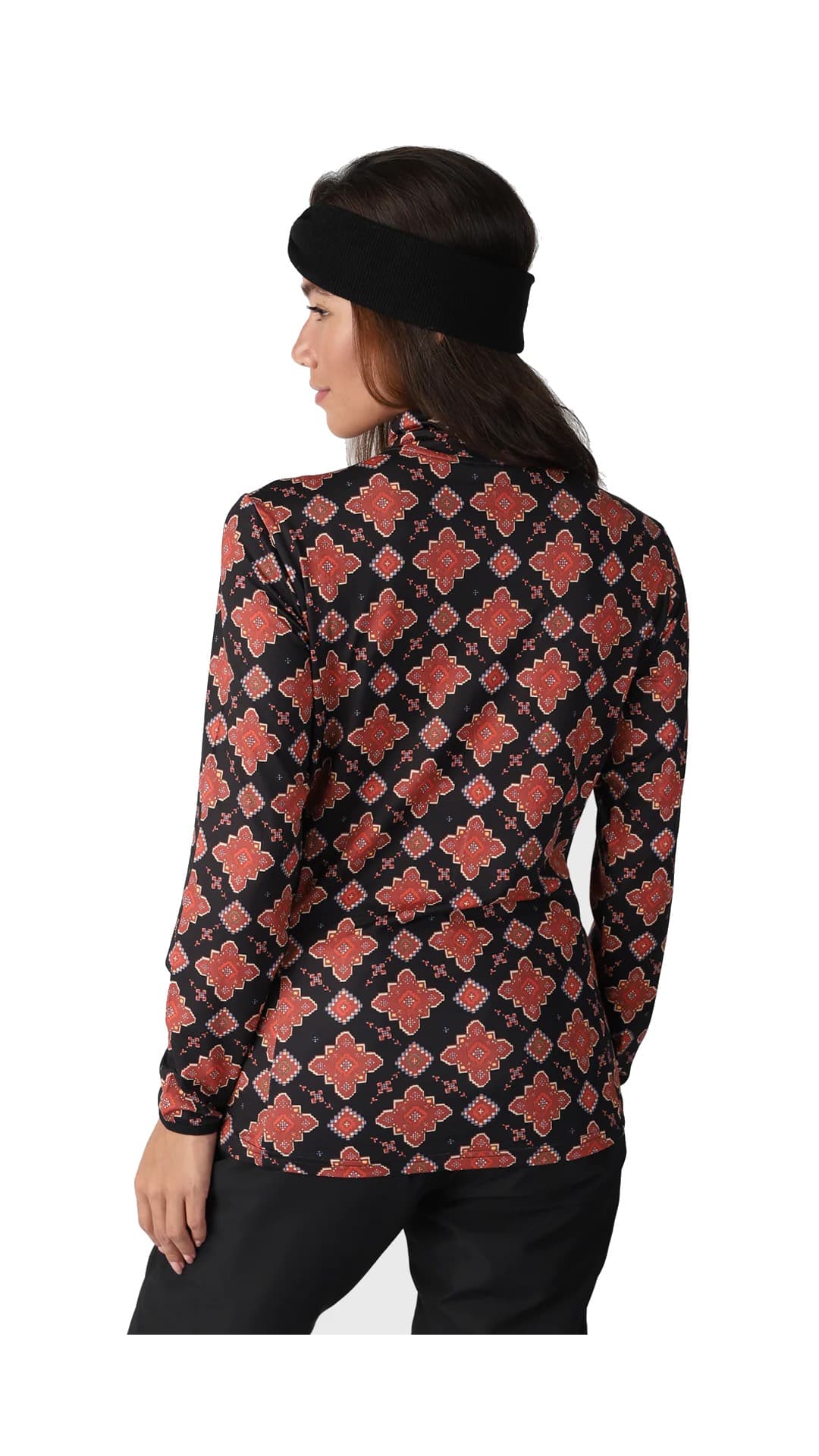 Brunotti Rodika Ski Pully Dames Zwart Dessin Xs/34. thumbnail 4