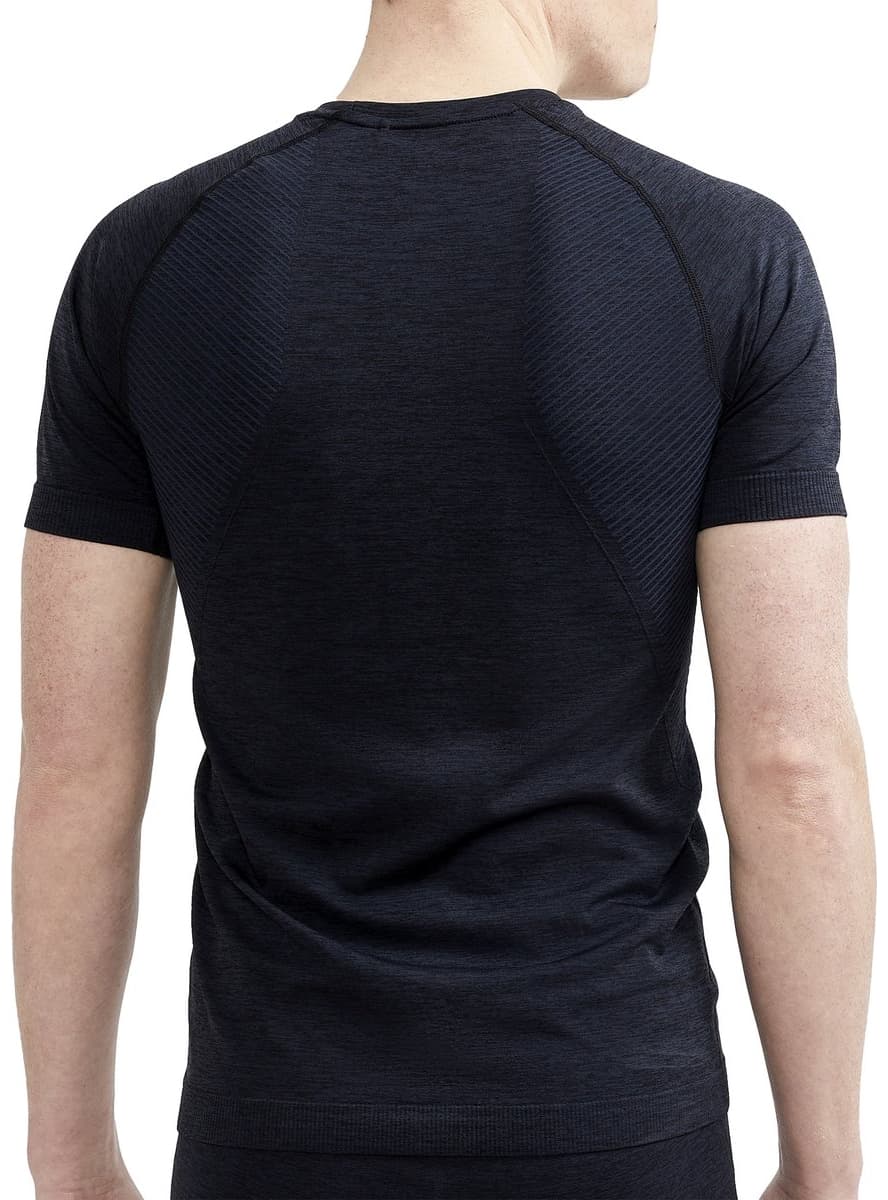 Craft Dry Active Comfort Korte Mouw Thermoshirt Heren Zwart M thumbnail 3