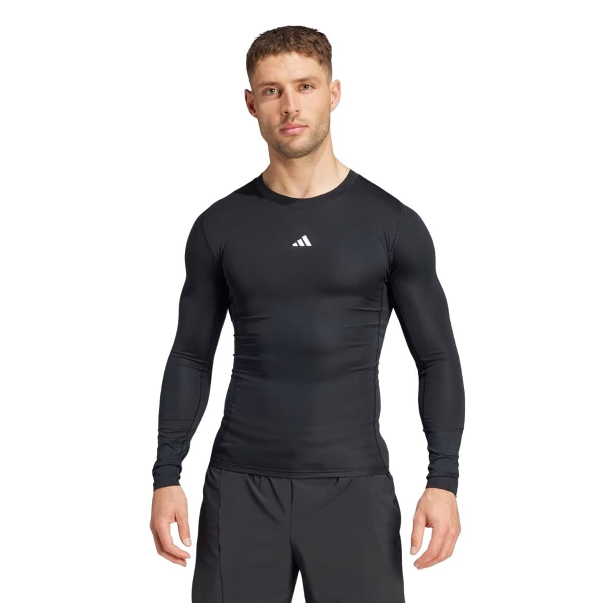 Adidas Performance Tf Thermoshirt Heren Zwart Xs