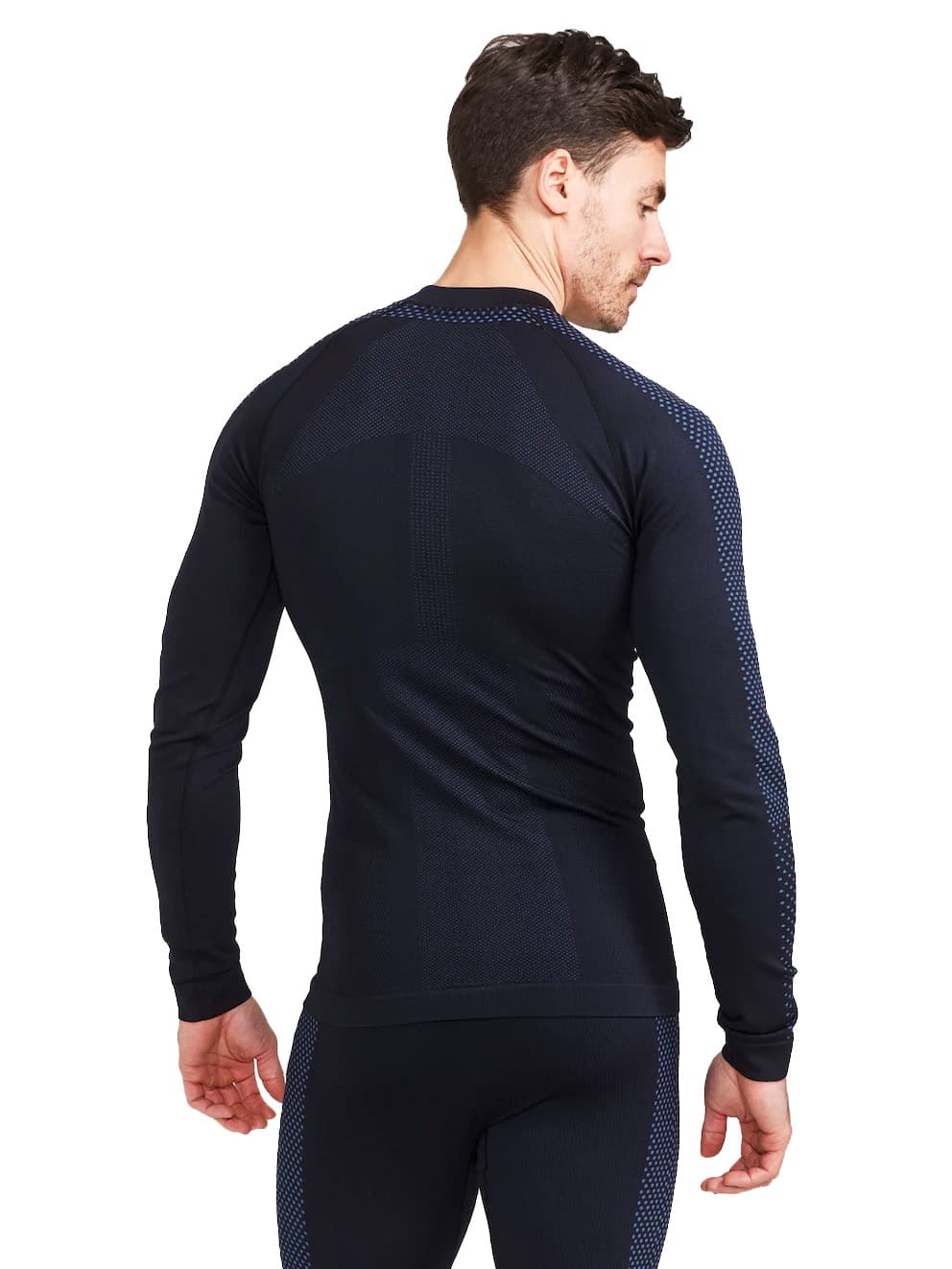 Craft Warm Intensity Thermoshirt Heren Lange Mouw Zwart Dessin S thumbnail 5