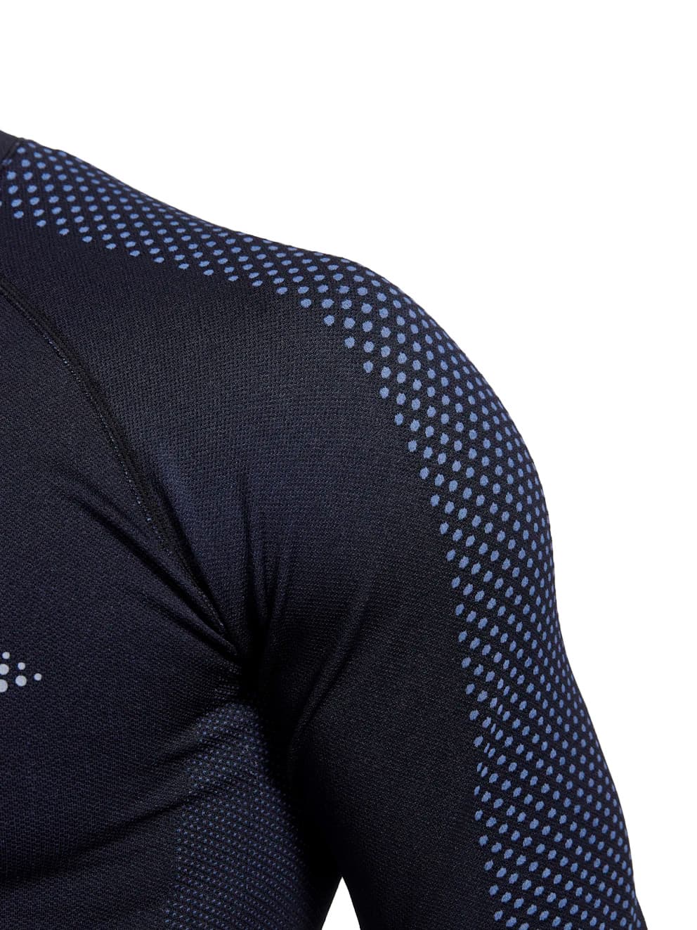 Craft Warm Intensity Thermoshirt Heren Lange Mouw Zwart Dessin S thumbnail 3