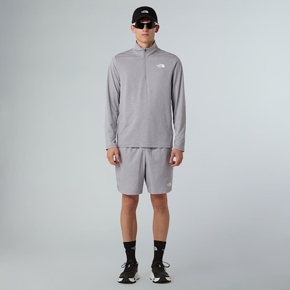 The North Face 24/7 1/4 Zip Skipully Heren Grijs S thumbnail 4