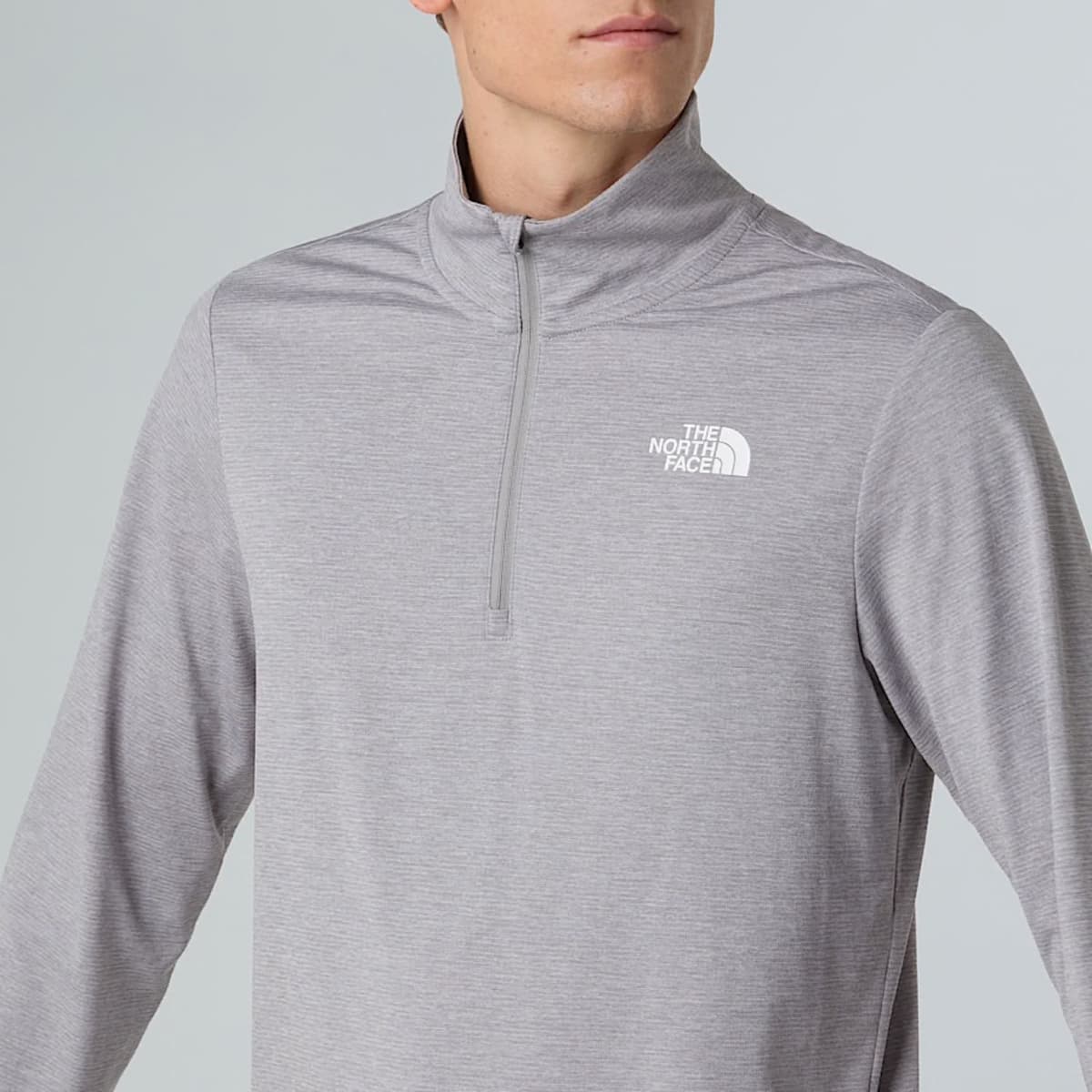 The North Face 24/7 1/4 Zip Skipully Heren Grijs S thumbnail 2