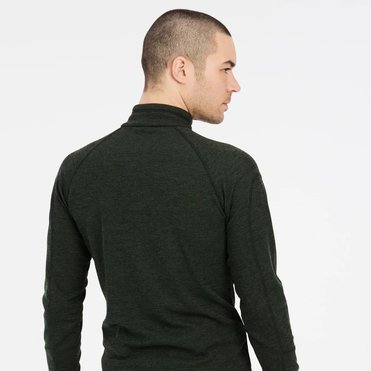 Protest Prtlouisiana 1/4 Zip Skipully Heren Donkergroen S thumbnail 3