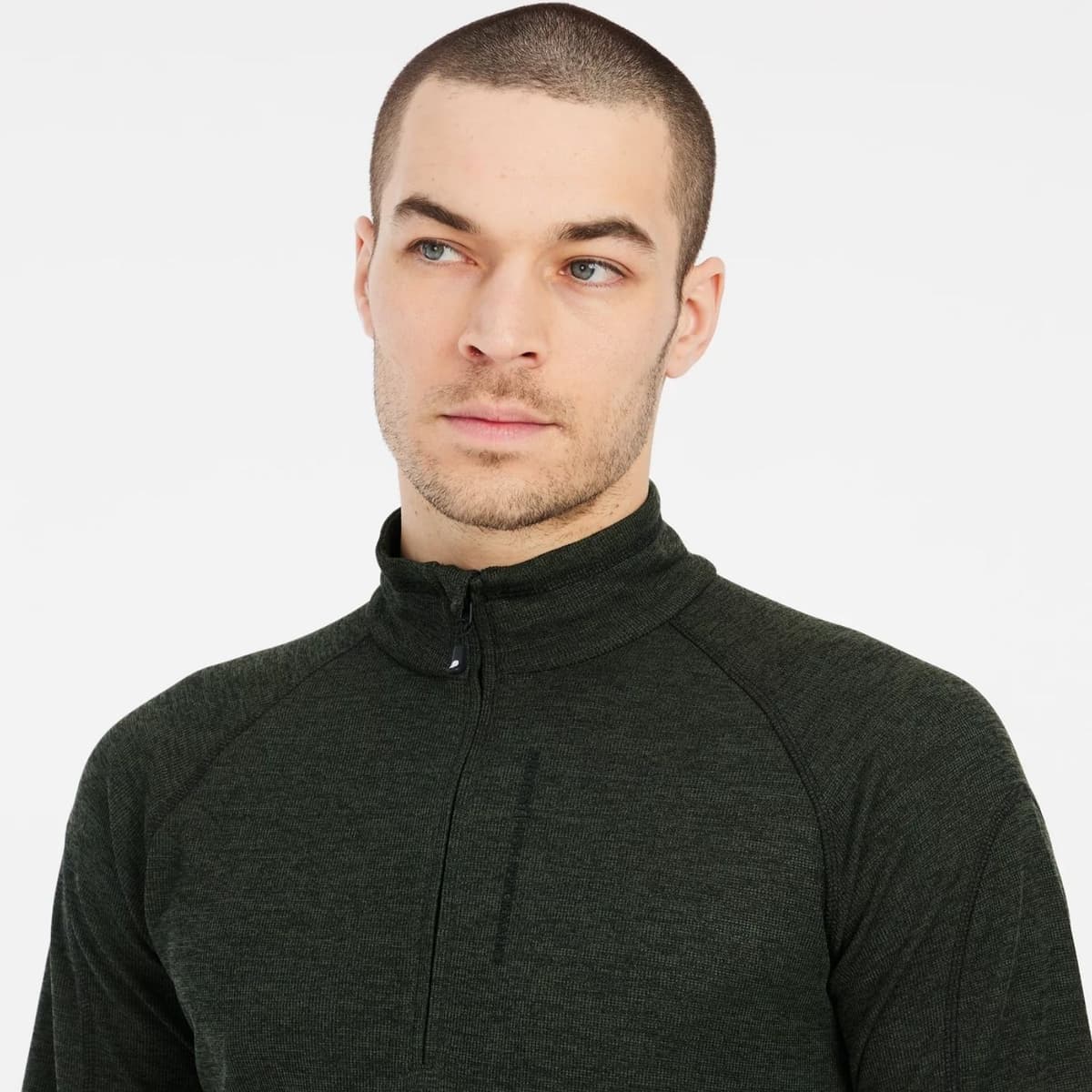 Protest Prtlouisiana 1/4 Zip Skipully Heren Donkergroen S thumbnail 2