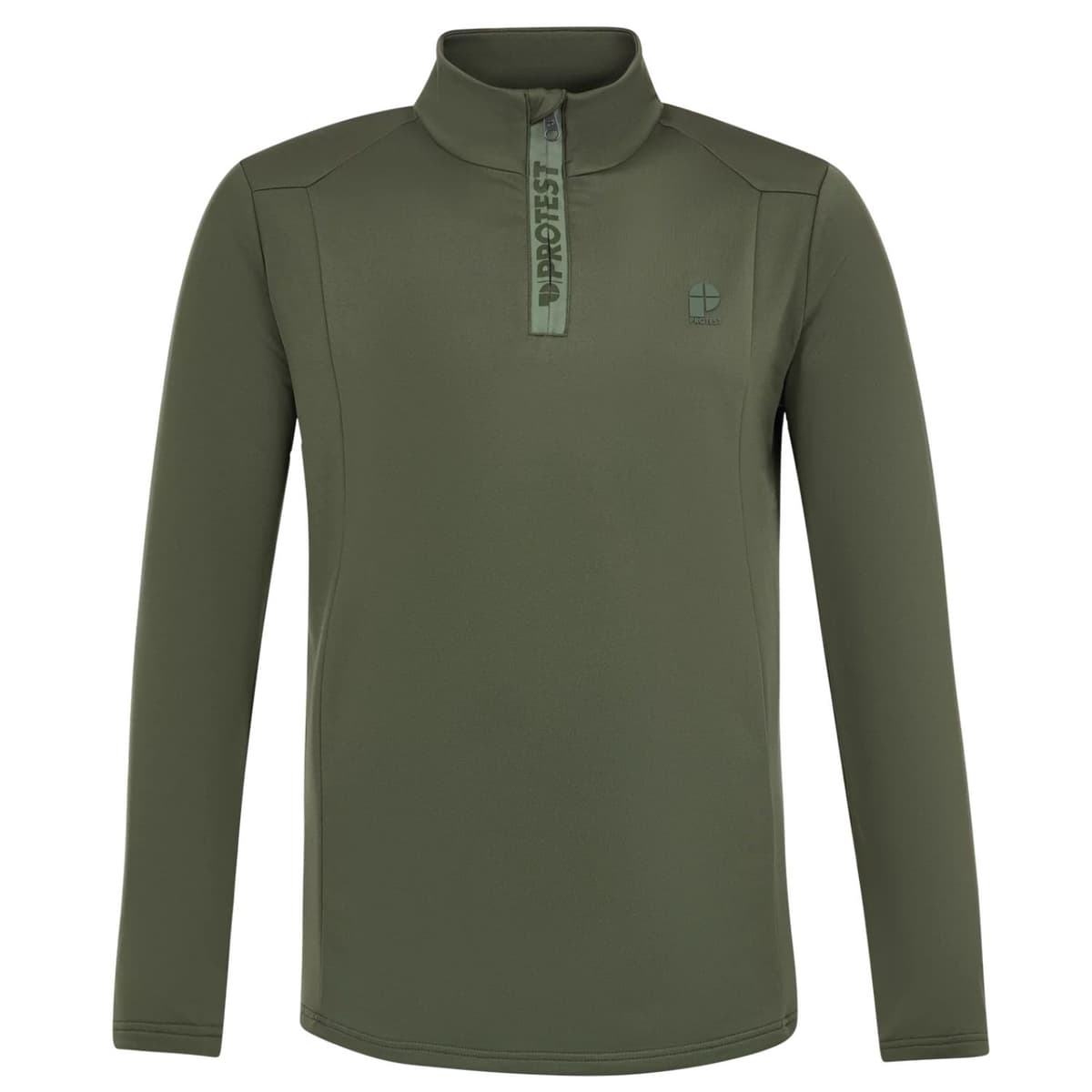 Protest Rewill 1/4 Zip Skipully Heren Donkergroen 3xl