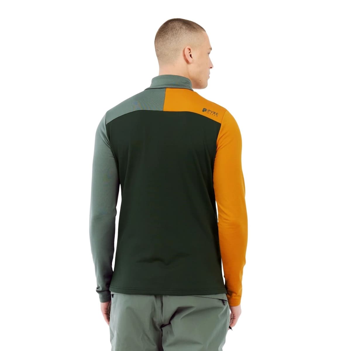 Protest Prtdraw 1/4 Zip Skipully Heren Donkergroen M thumbnail 4