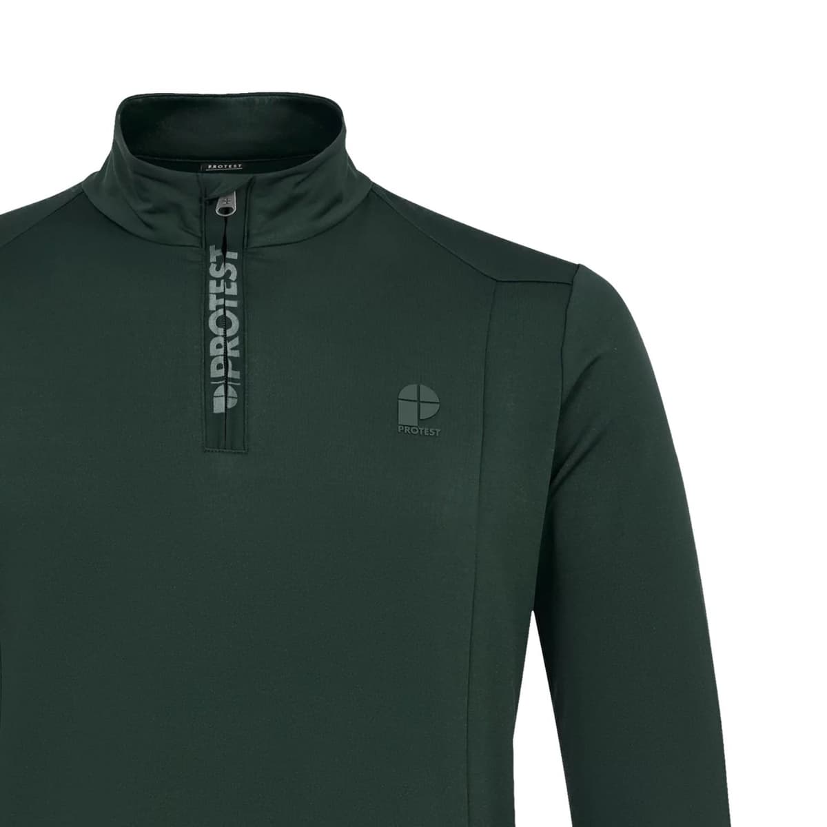 Protest Rewill 1/4 Zip Skipully Heren Donkergroen S thumbnail 2