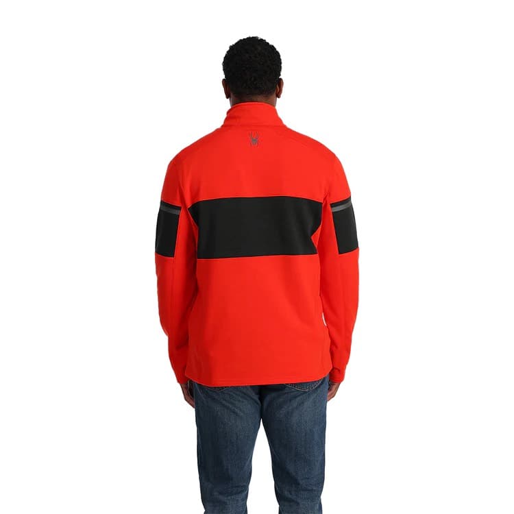 Spyder Speed Fleece 1/2 Zip Skipully Heren Rood M thumbnail 5
