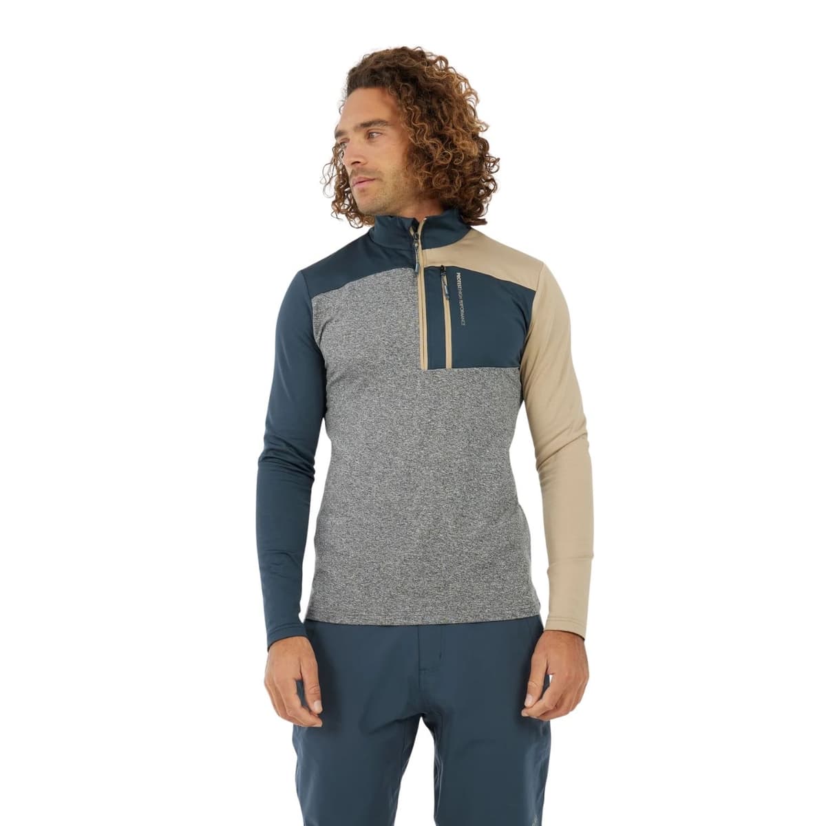 Protest Prtdraw 1/4 Zip Skipully Heren Donkerblauw 2xl thumbnail 5