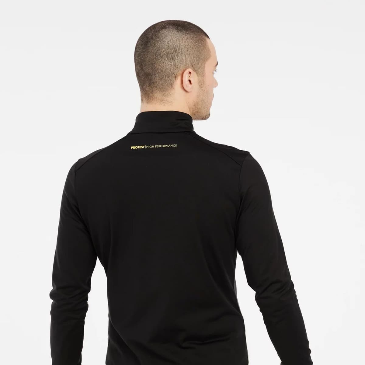 Protest Prtbigby 1/4 Zip Active Skipully Heren Zwart L thumbnail 3