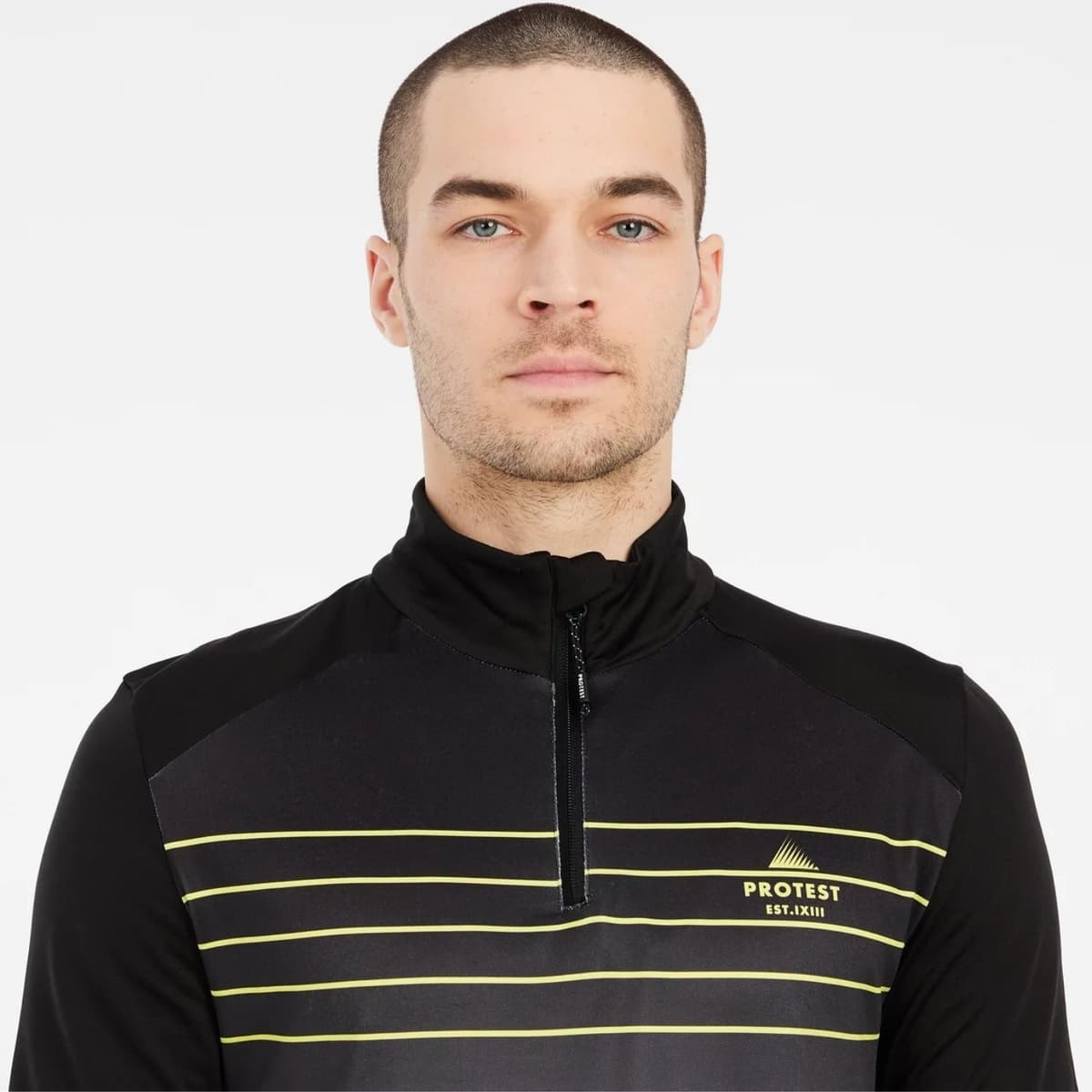 Protest Prtbigby 1/4 Zip Active Skipully Heren Zwart L thumbnail 2