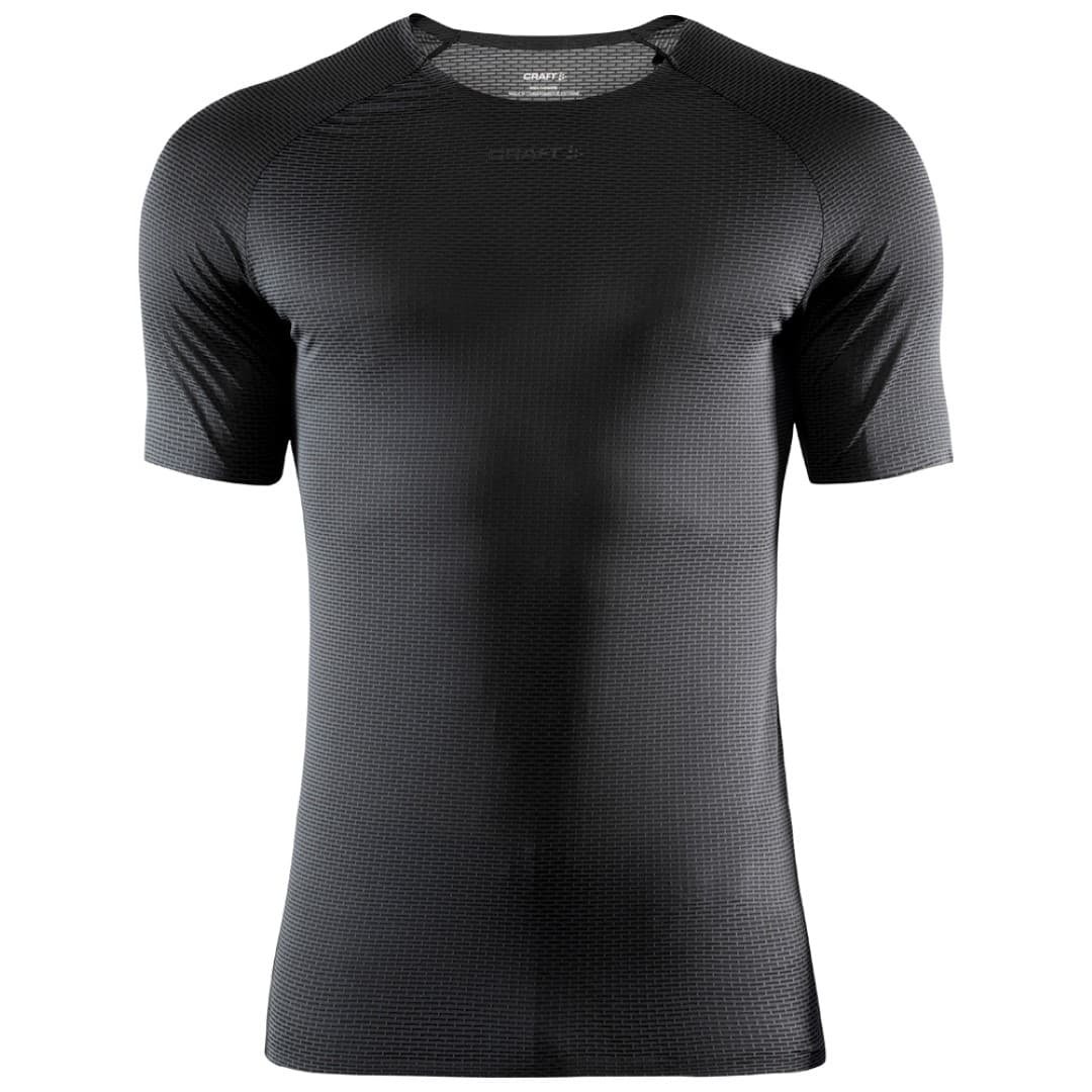 Craft Dry Nanoweight Korte Mouw Heren Thermo Sportshirt Heren Zwart L