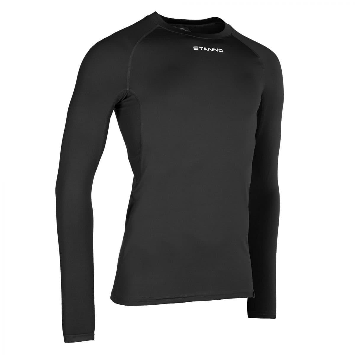 Stanno Core Baselayer Long Sleeve Thermo Sportshirt Heren Zwart 2xl thumbnail 2
