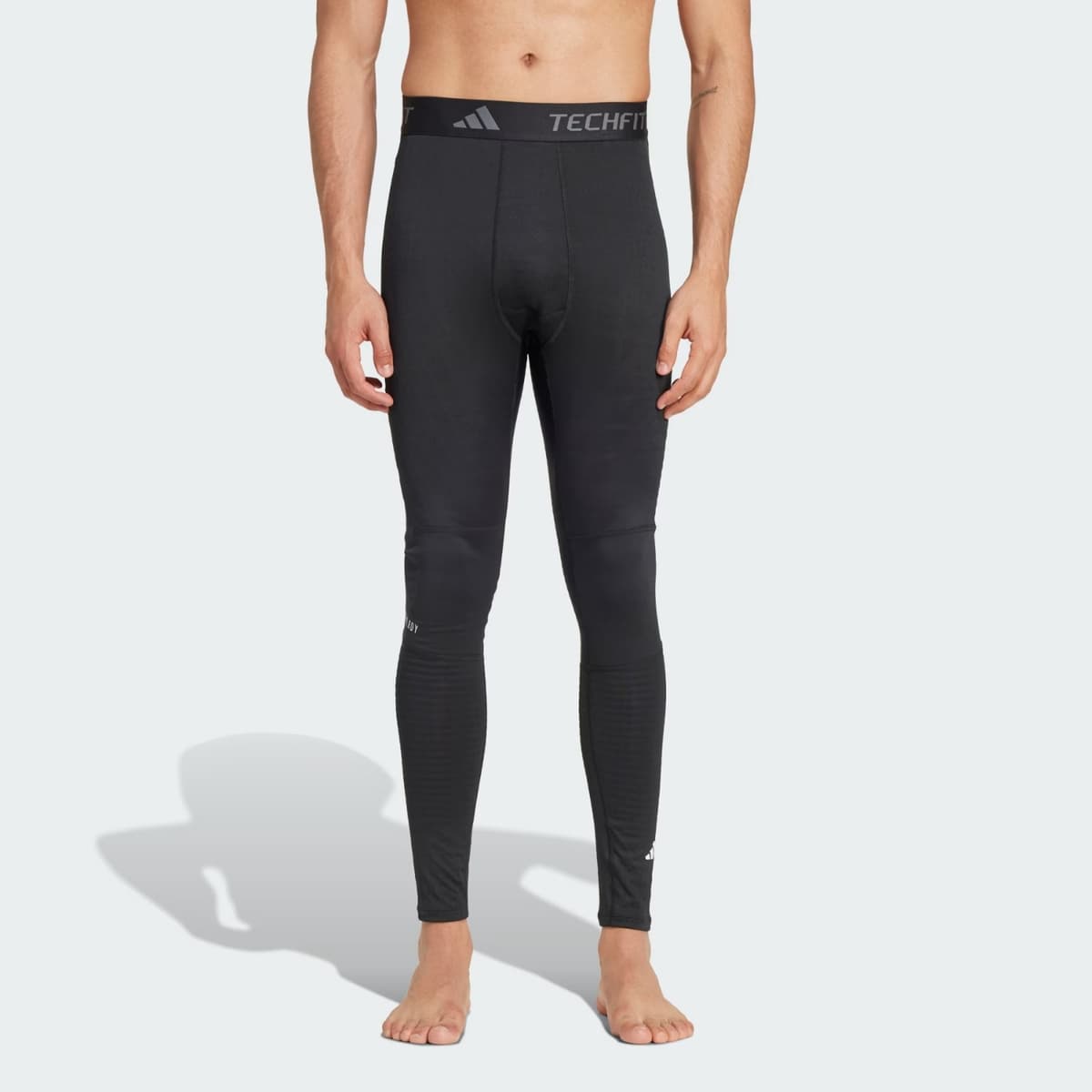 Adidas Techfit Cold Dry Thermobroek Heren Zwart Xs thumbnail 4