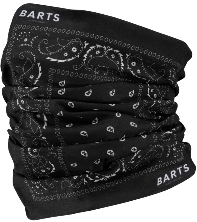 Barts Multicol Paisly Sjaal Sr Zwart Dessin 1