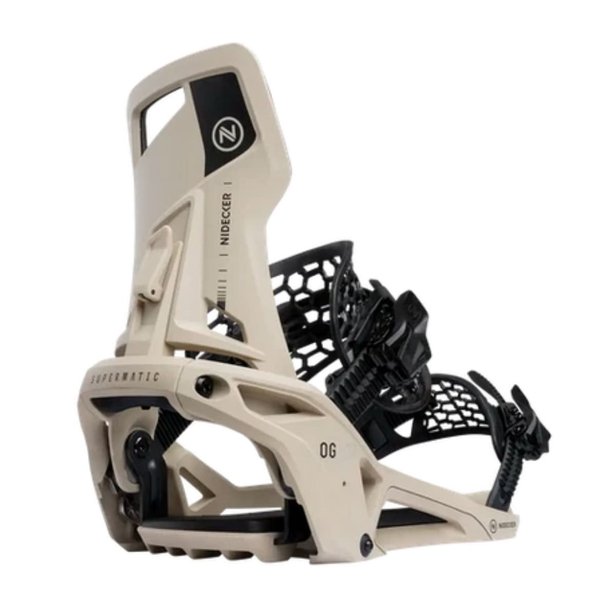 Nidecker Og Supermatic Snowboard Binding Beige Xl
