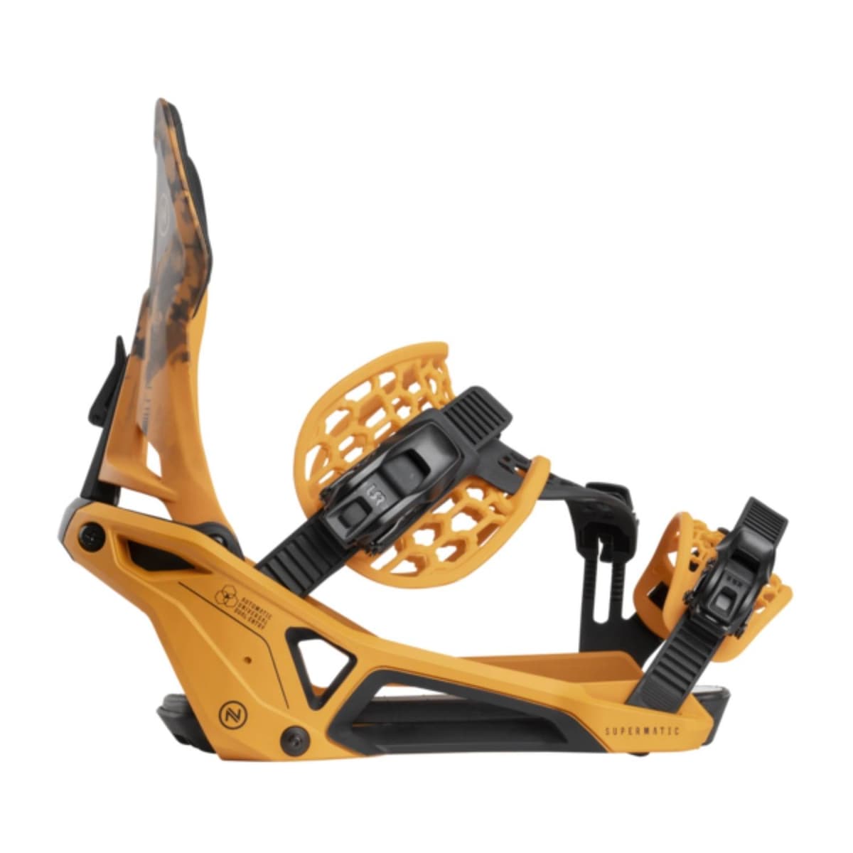 Nidecker Supermatic Snowboard Binding Oranje M