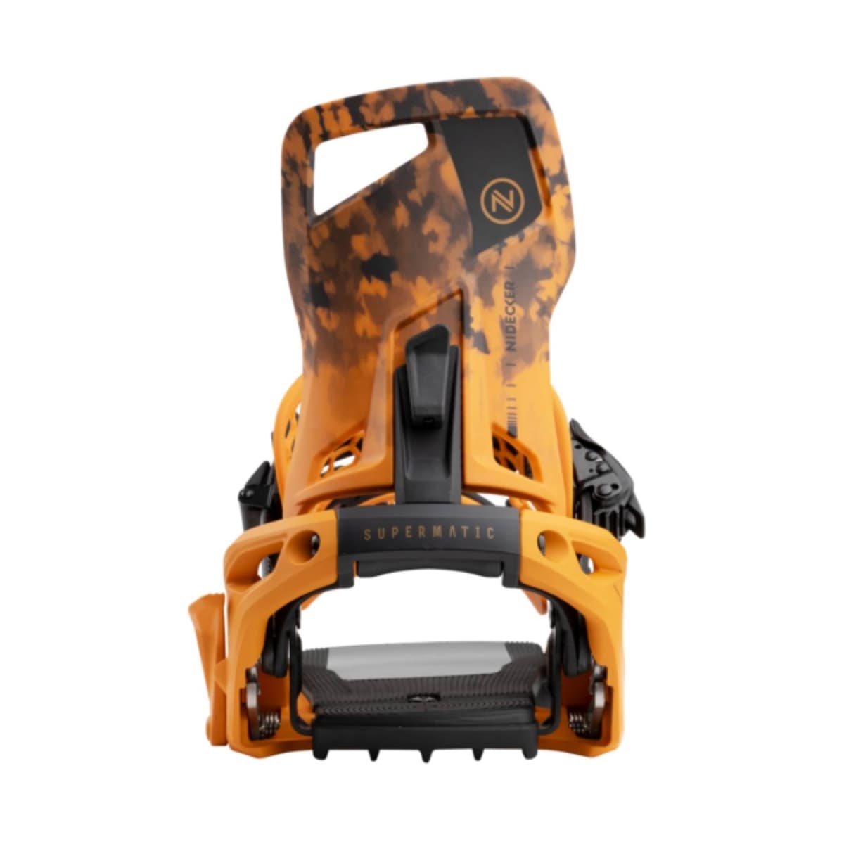 Nidecker Supermatic Snowboard Binding Oranje M thumbnail 4
