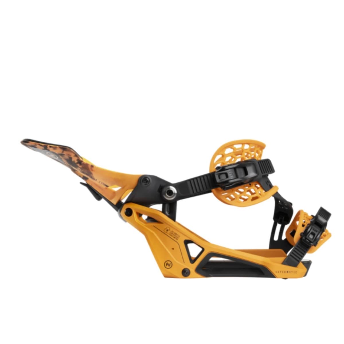 Nidecker Supermatic Snowboard Binding Oranje M thumbnail 2