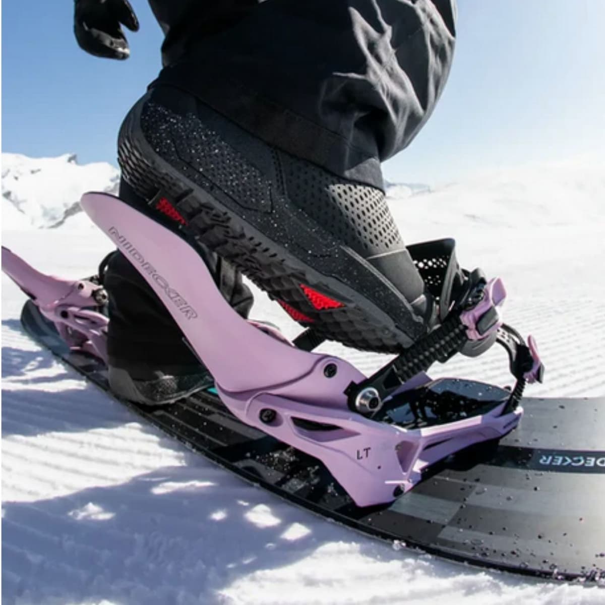 Nidecker Lt Supermatic Snowboard Binding Lila L thumbnail 4
