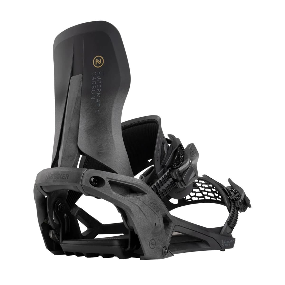 Nidecker Supermatic-carbon Snowboard Binding Zwart Xl