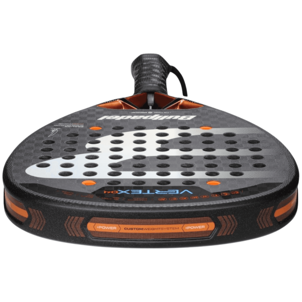 Bullpadel Vertex 04 25 Cmf- Man Padelracket Competitie Grijs Dessin 1 thumbnail 2